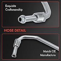 Vista 5 de A-Premium Conjunto de línea de manguera de presión de dirección asistida compatible con Hyundai Elantra 2001-2006, Tiburon 2003-2008, 2.0L, a rack