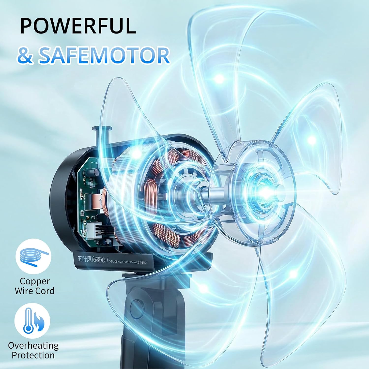 Winado 16 inch Oscillating Pedestal Fan with Remote Control, 3-Speed Stand Fan, High Velocity, Adjustable Height & Tilt, 7.5H Timer, Quiet Standing Fan for Bedroom, Living Room, Office, Black