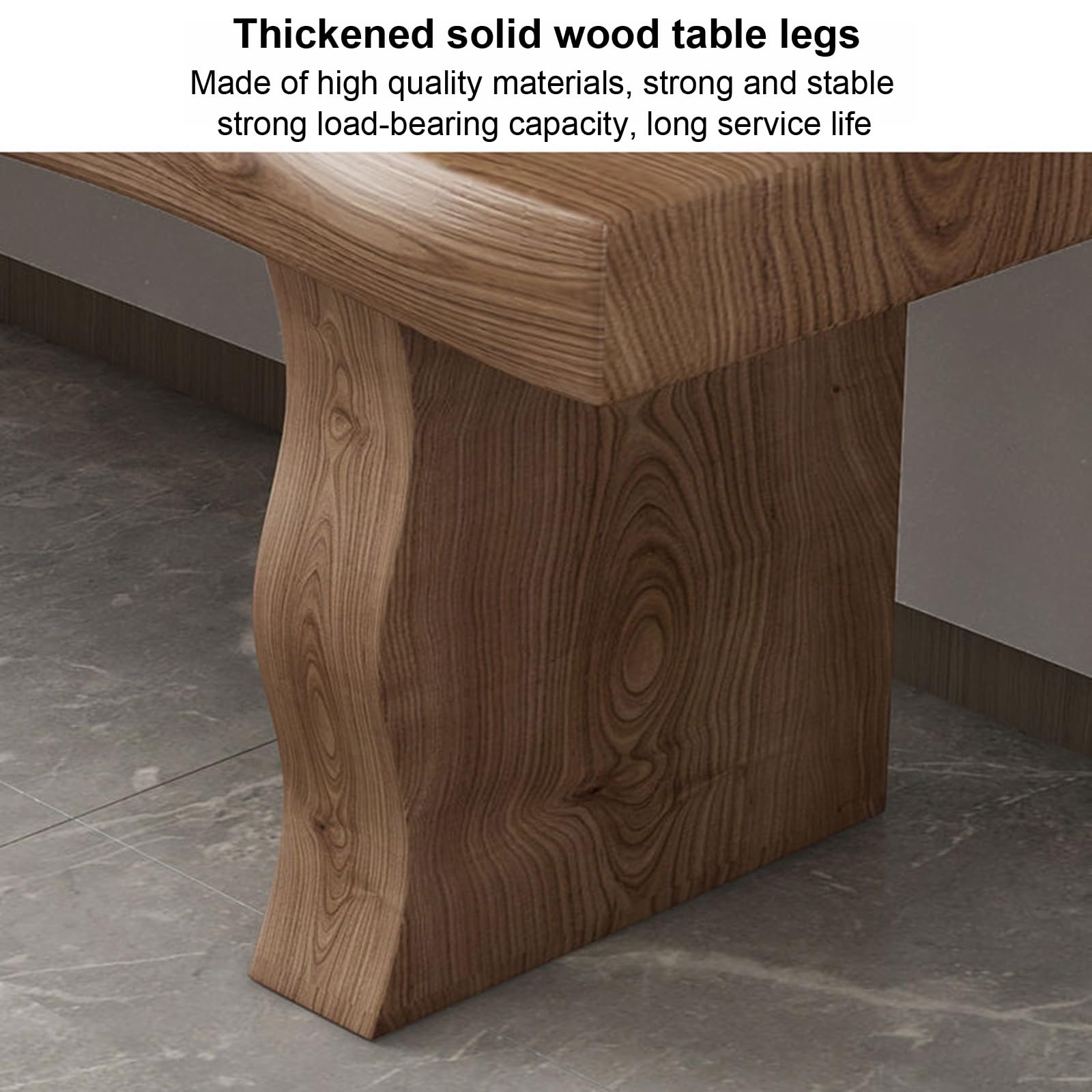 Banc d'intérieur en bois massif de style campagnard pour salon ou salle à manger, banc à chaussures ou banc d'entrée, marron, banc de table de cuisine intérieure, pour salle à manger de style campag