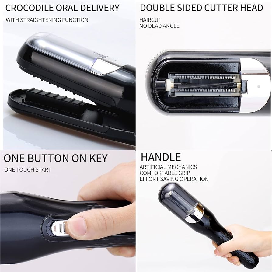 Amazon | フレンチウェーブヘアアイロン 枝毛用 枝毛に別れを