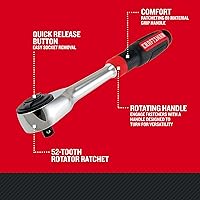 Vista 6 de Llave de trinquete CRAFTSMAN, rotador, accionamiento de 3/8 pulgadas (CMMT86000)