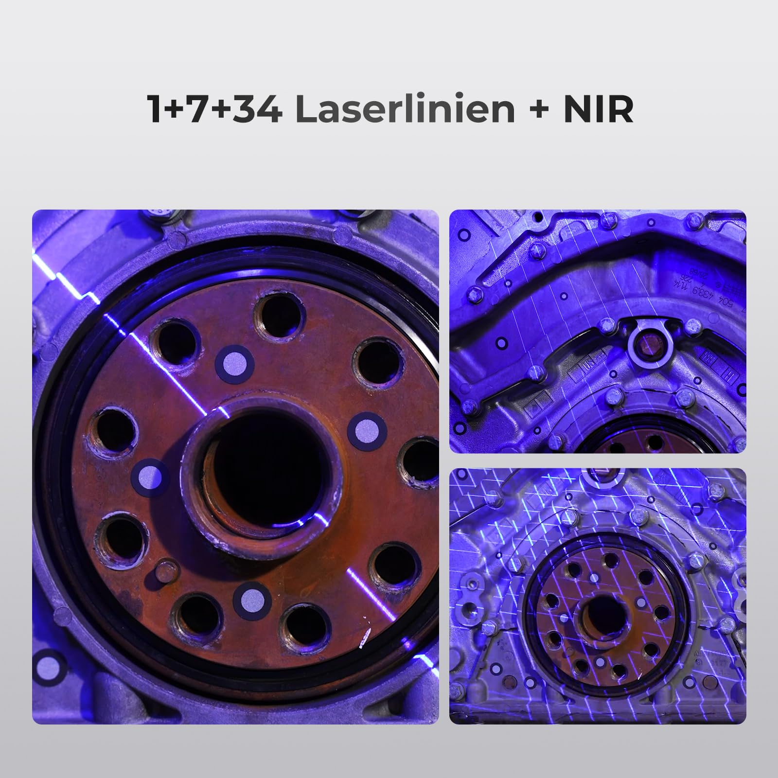Creality Sermoon S1 Profi 3D Scanner, 0,02 mm Präzision, 90 FPS, Blaulaser + NIR, Für Reverse Engineering, CAD Design & 3D Druck