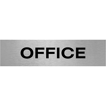 Slimline Aluminium Office Sign : Amazon.co.uk: DIY & Tools