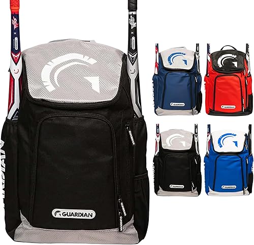 Guardian Titan - Bolsas de béisbol para niños y jóvenes, bolsa de béisbol para niños, bolsa duradera para bates juveniles, capacidad para dos