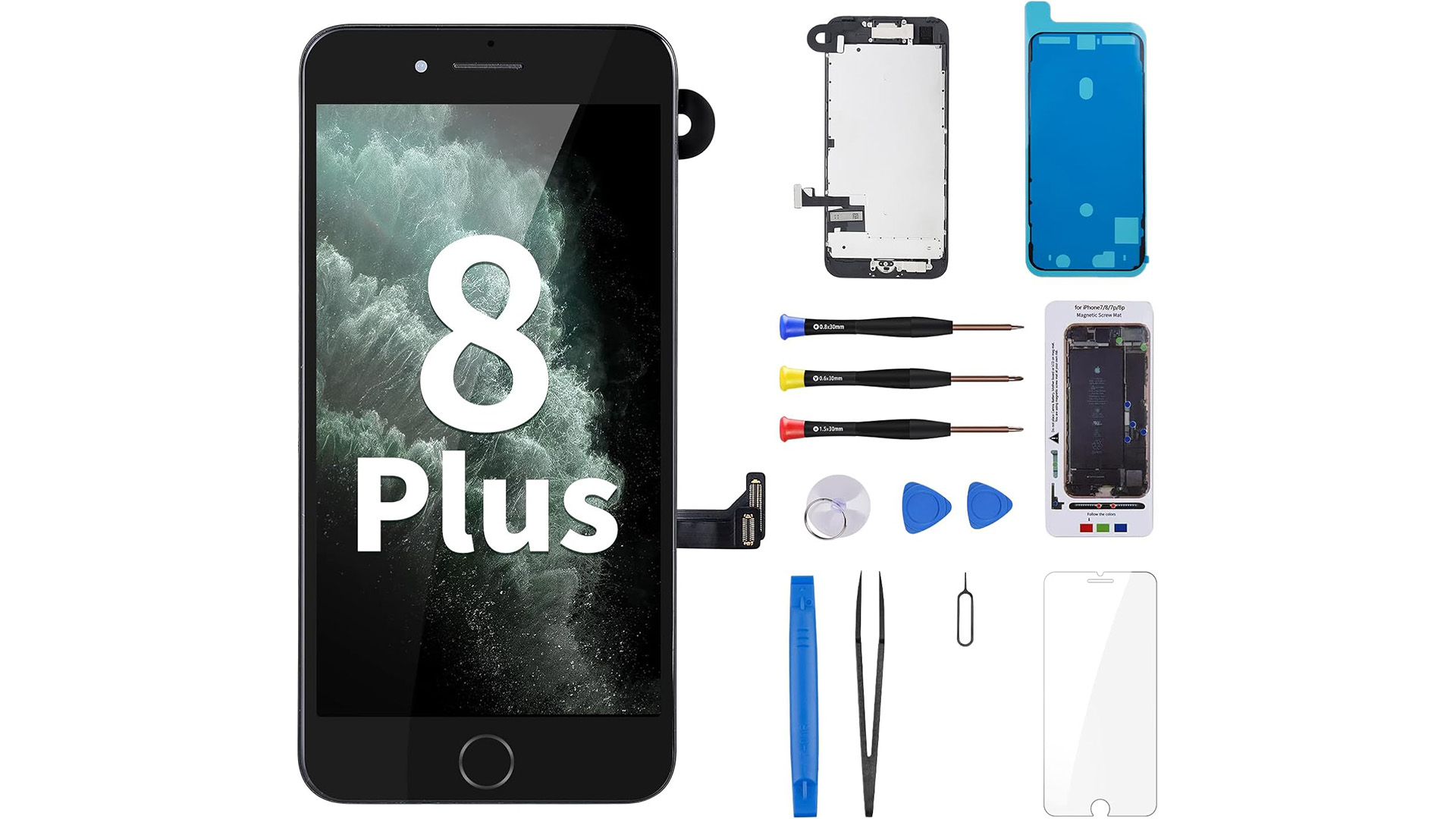 Amazon.com: CYKJGS for iPhone 8 Plus Screen Replacement with Home