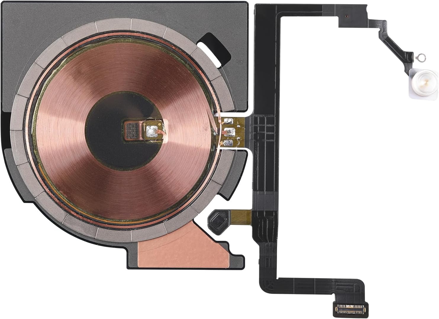 NFC Chip Wireless Charging Flash Light Replacement for iPhone 15 Plus Wireless Charging Panel Coil Sticker Flex Cable Replace Flashlight Part Fix Repair for iPhone 15plus A2847 A3093