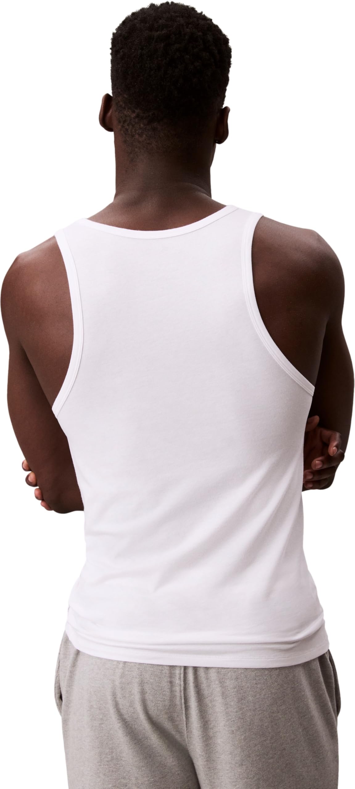 Calvin Klein Herren Tank 3Pk Lv00Nb4184 Tanktop, White (White, White, White), L – Ansicht 2
