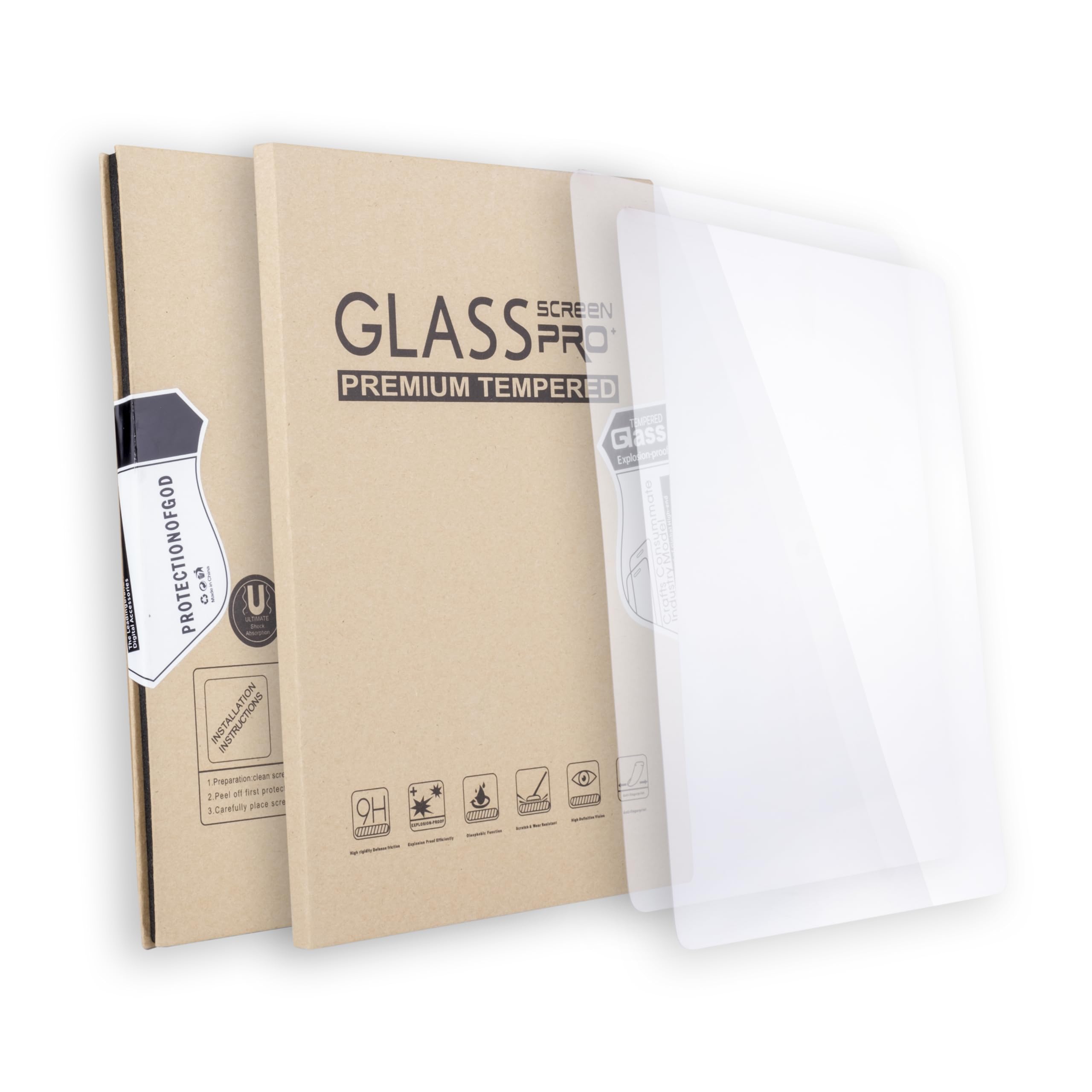 WallSkiN 2 PCS Tempered Glass Screen Protector for Tesla Model 3 & Model Y Dashboard Touchscreen | Clear 15 inch 9H Anti Scratch and Shock Resistant (HD)