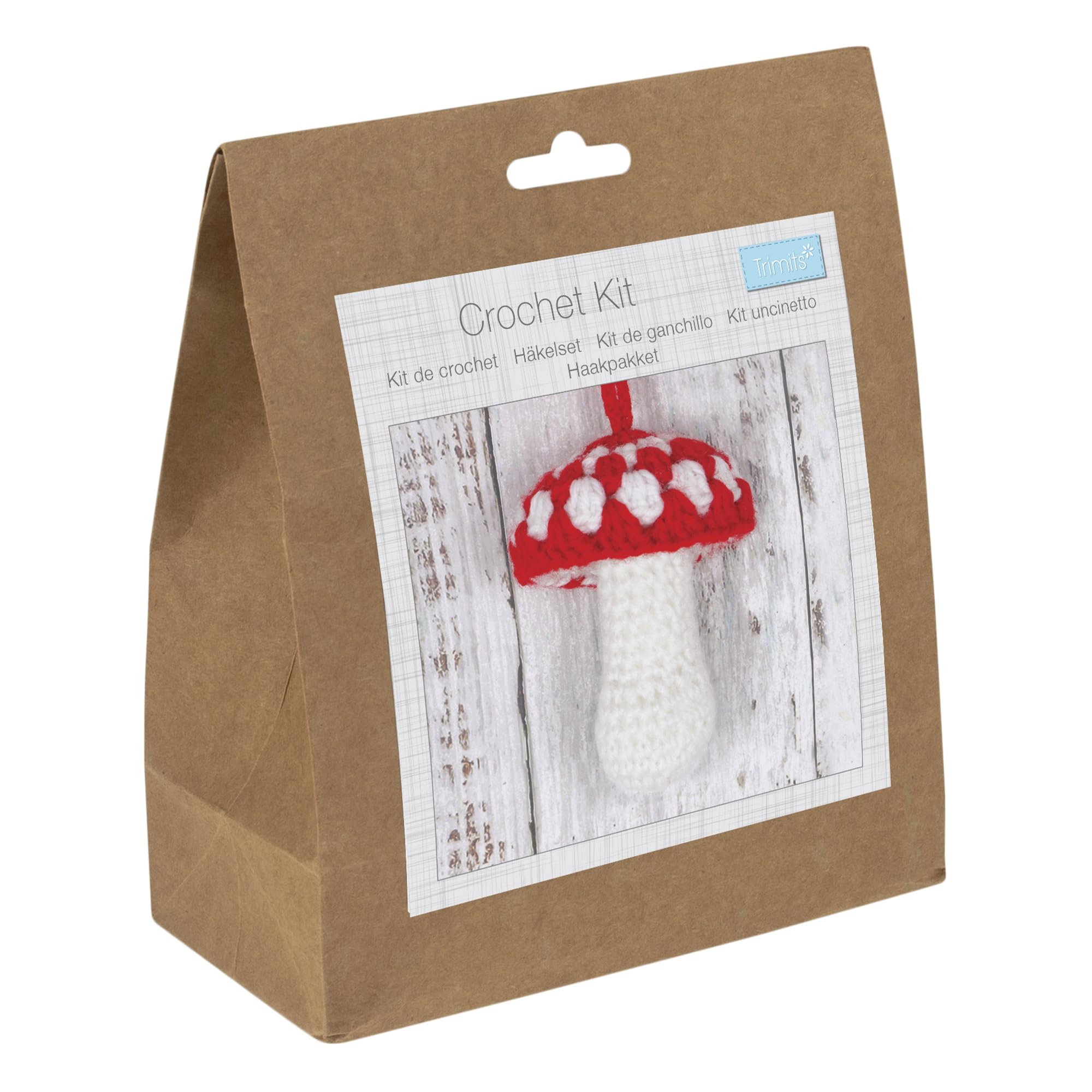 Trimits Red Toadstool Crochet Kit