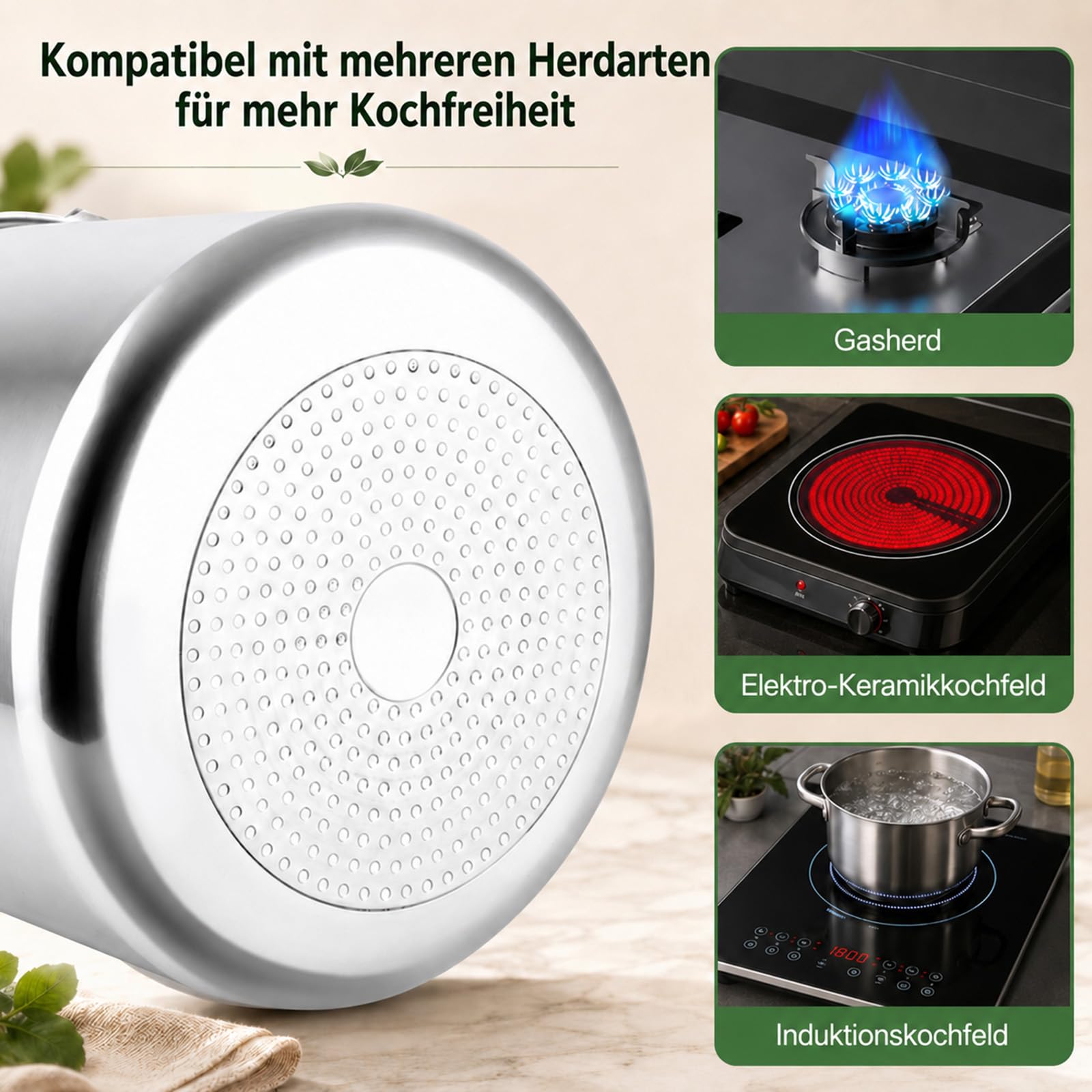 22 Liter Dampfkochtopf Multifunktions-Schnellkochtopf Canner