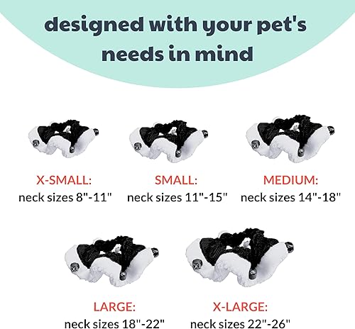 Miniatura 4 de Huxley & Kent Ruff Pet Scrunchy  Hanukkah (grande)  Pañal festivo para perrosgatos  Divertido accesorio de disfraz elástico  Collar suave con