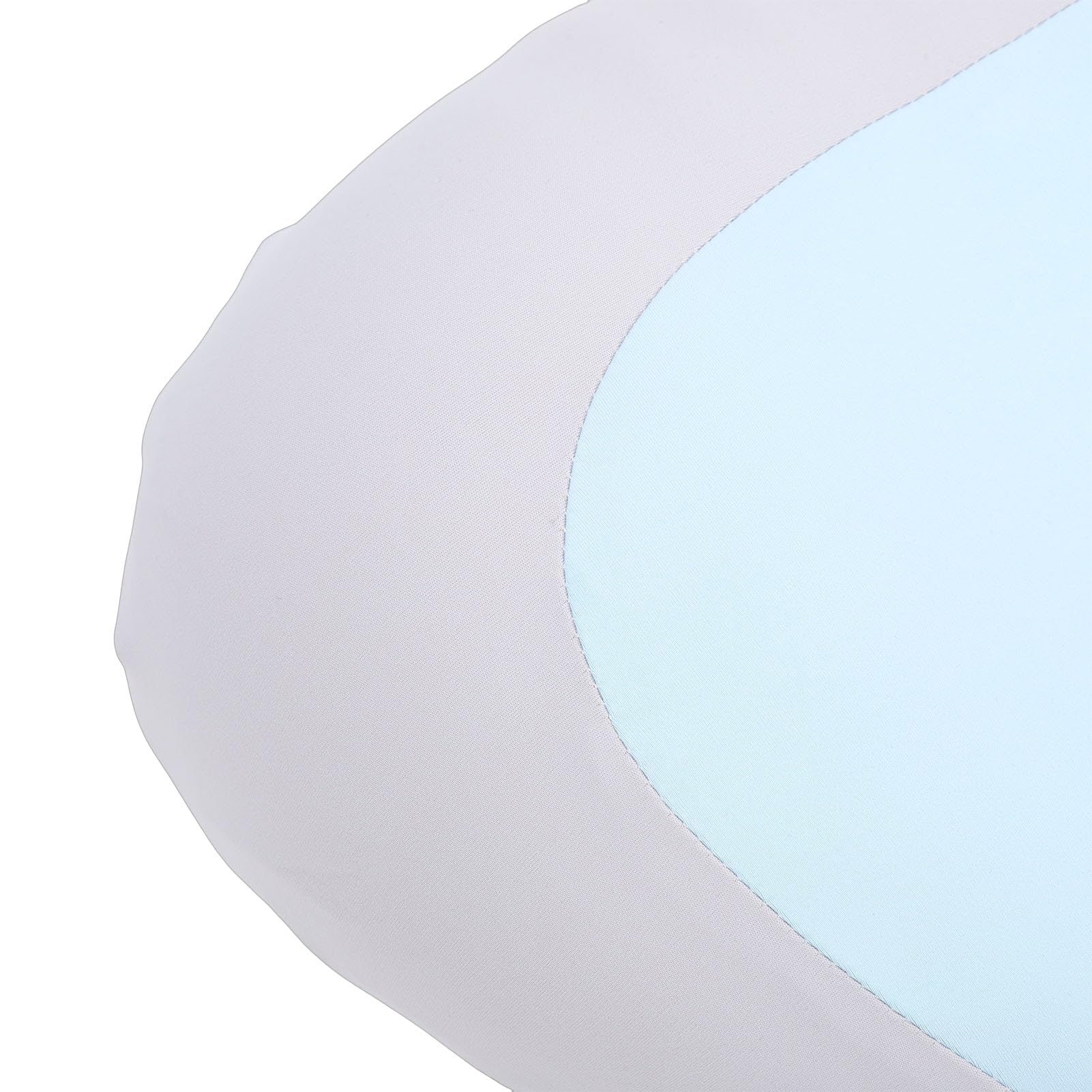 Cuscino cervicale da viaggio portatile in memory foam, cuscino ergonomico di supporto per il collo con fodera rimovibile lavabile in lavatrice, cuscino da campeggio traspirante (Blu)