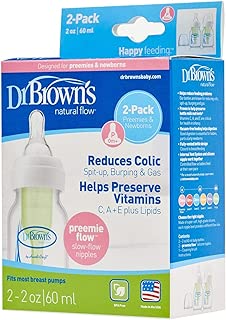 Dr. Brown's Natural Flow 2 Pack Bottles - 2 Oz Green - coolthings.us
