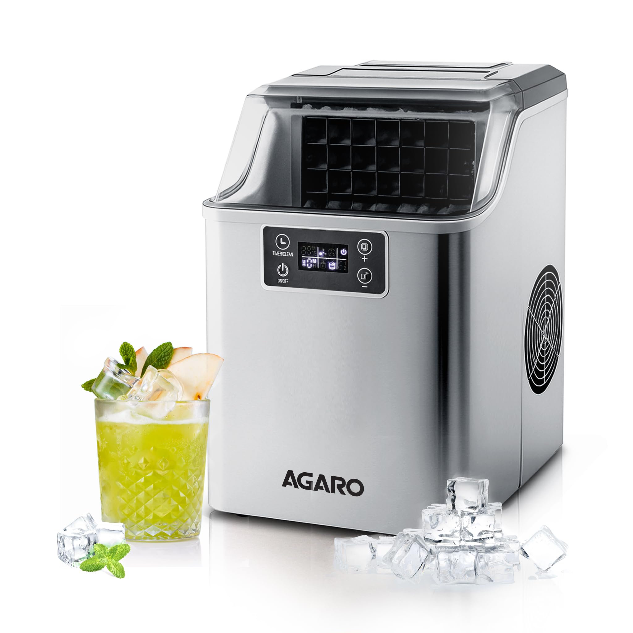 AGARO Galaxy Ice Cube Maker Machine 3.2 litre Countertop, 2 Ways