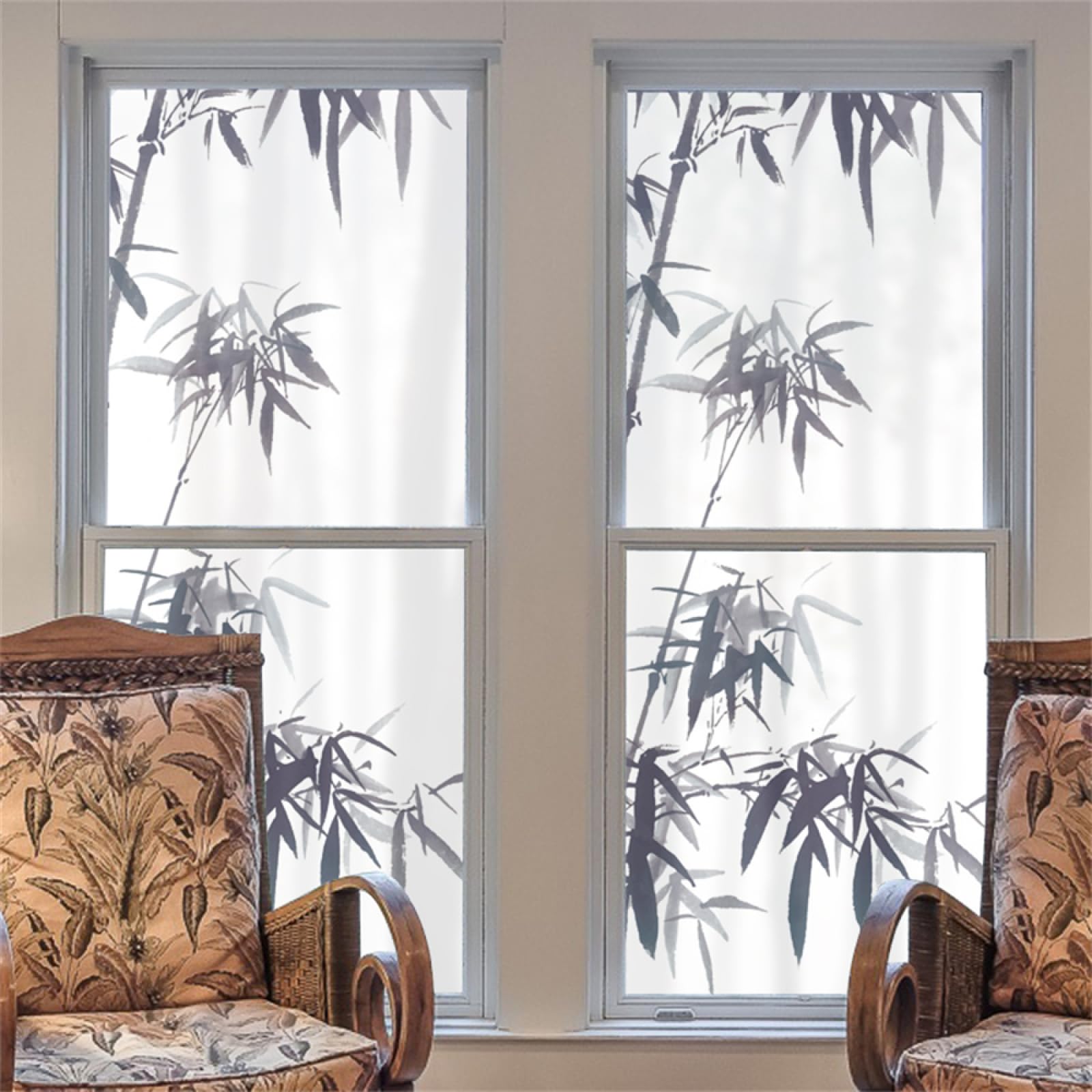 Fensterfolie Pflanzen Bambus Milchglasfolie Fensterfolie Milchglas  Selbstklebend Fensterfolie Sichtschutz Blickdicht Fenster Sichtschutzfolie  Folie fr Fenster Fensterfolie Bad 60x116cm/3 Pcs : Amazon.de: Kche,  Haushalt & Wohnen