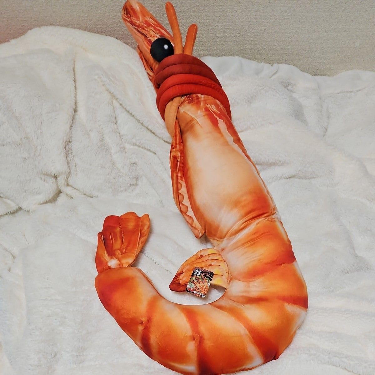 Amazon.co.jp: 約80cm海鮮市場 海老 ぬいぐるみ エビ えび : おもちゃ 