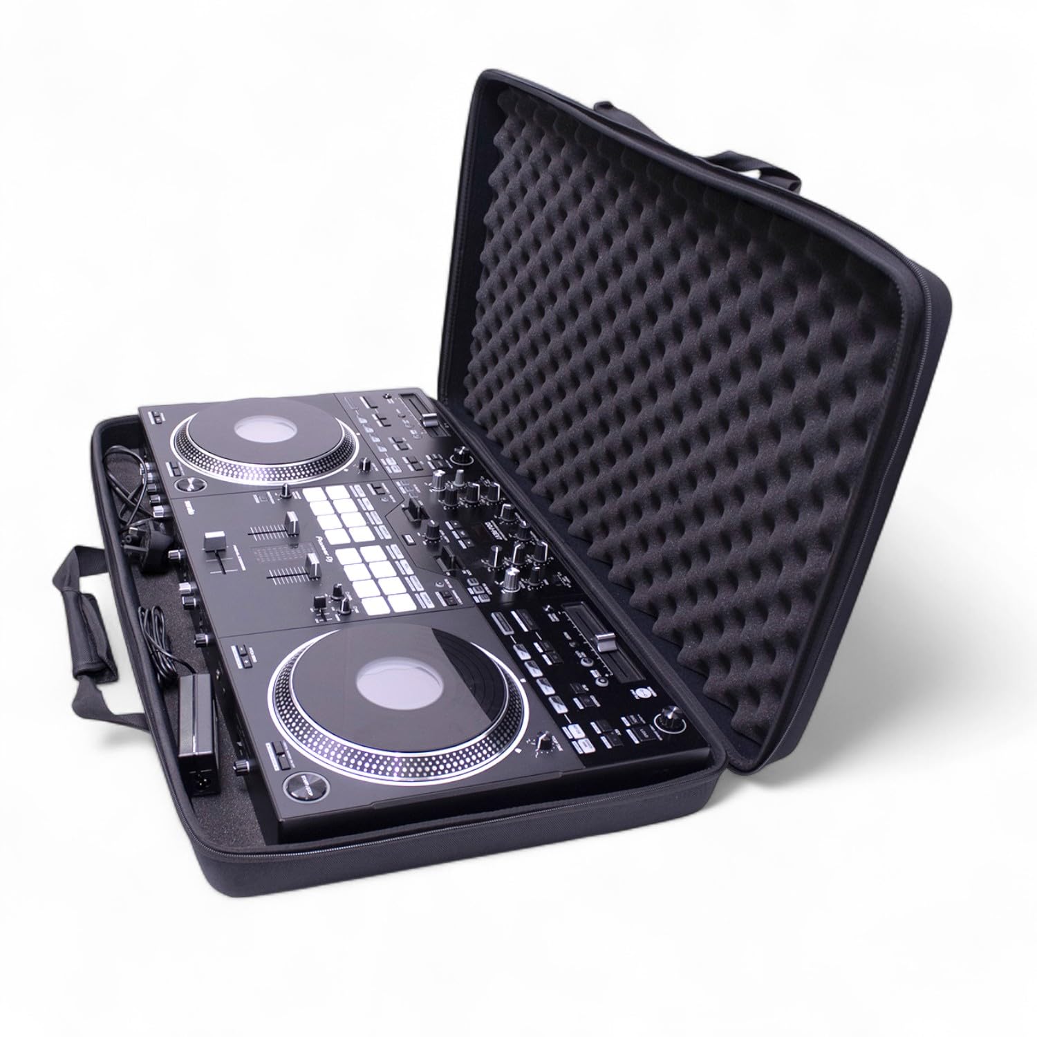 Protekt DJ-Tasche für Pioneer DDJ-REV7, Hartschalen-Tragetasche, Schwarz, Unisex, Einfarbig, 780 x 475 x 130 mm