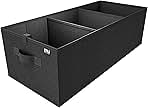 MIU COLOR Trunk Organizer for SUV, Car Organizer, Collapsible Trunk Organizer for Car, Non-Slip Bottom, Storage Organizer for Sedans, Van, Jeep, Grocery, Large 3 Compartments, Black 32