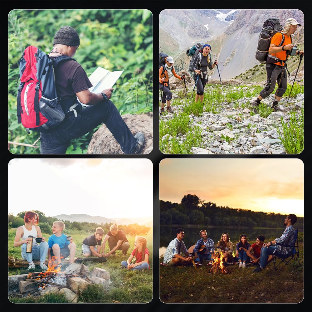 Mini Pry Bar, EDC Brechstange, Titan Taschen Brechstange mit Aufhängeloch und Flaschenöffner für Outdoor Camping Dschungel Abenteuer Jagd