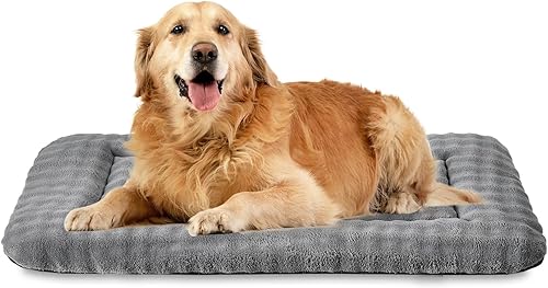 Miniatura 9 de Colchoneta para Cama de Perro Almohadilla para Jaula para Perros Grandes, Colchoneta Suave Lavable para Dormir de Mascotas Almohadilla para Perrera