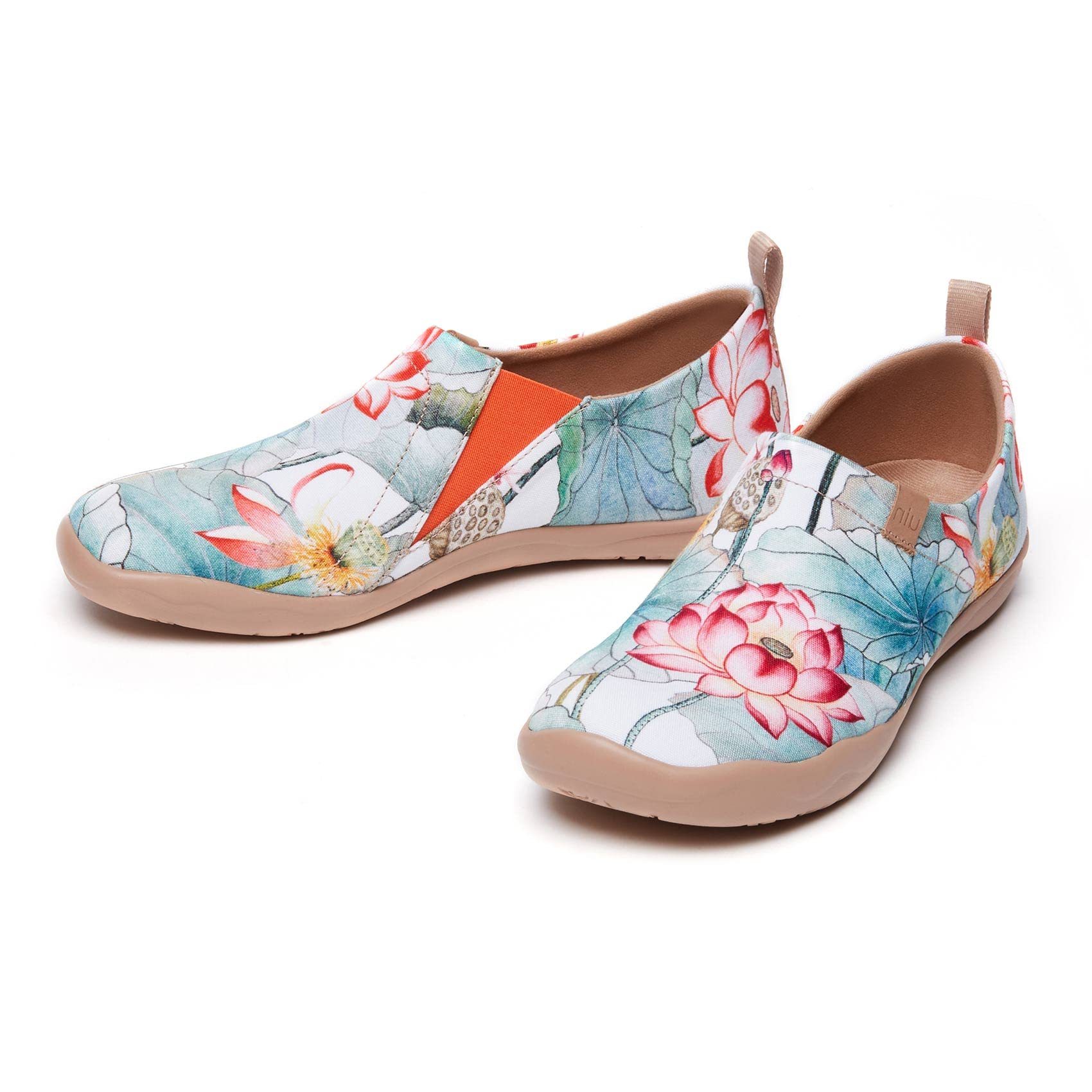 UIN Damen Slip On Loafer Schuhe Leichtgewicht Wanderschuhe Lässiger Reiseschuhe Komfort Mode Sneaker Toledo I Minimalistische Themen