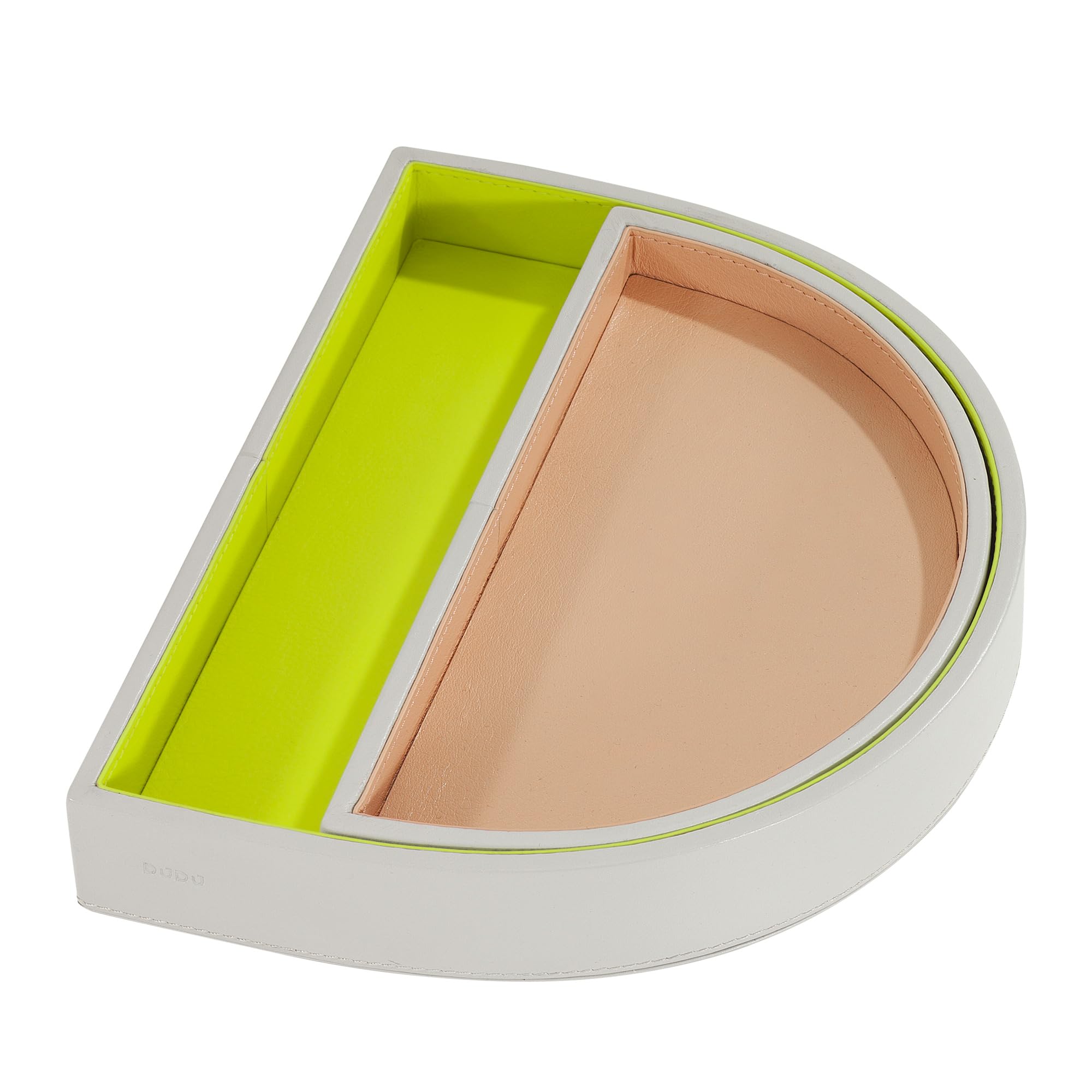Vide-poches rigide en forme de D DuDu design de bureau multicolore