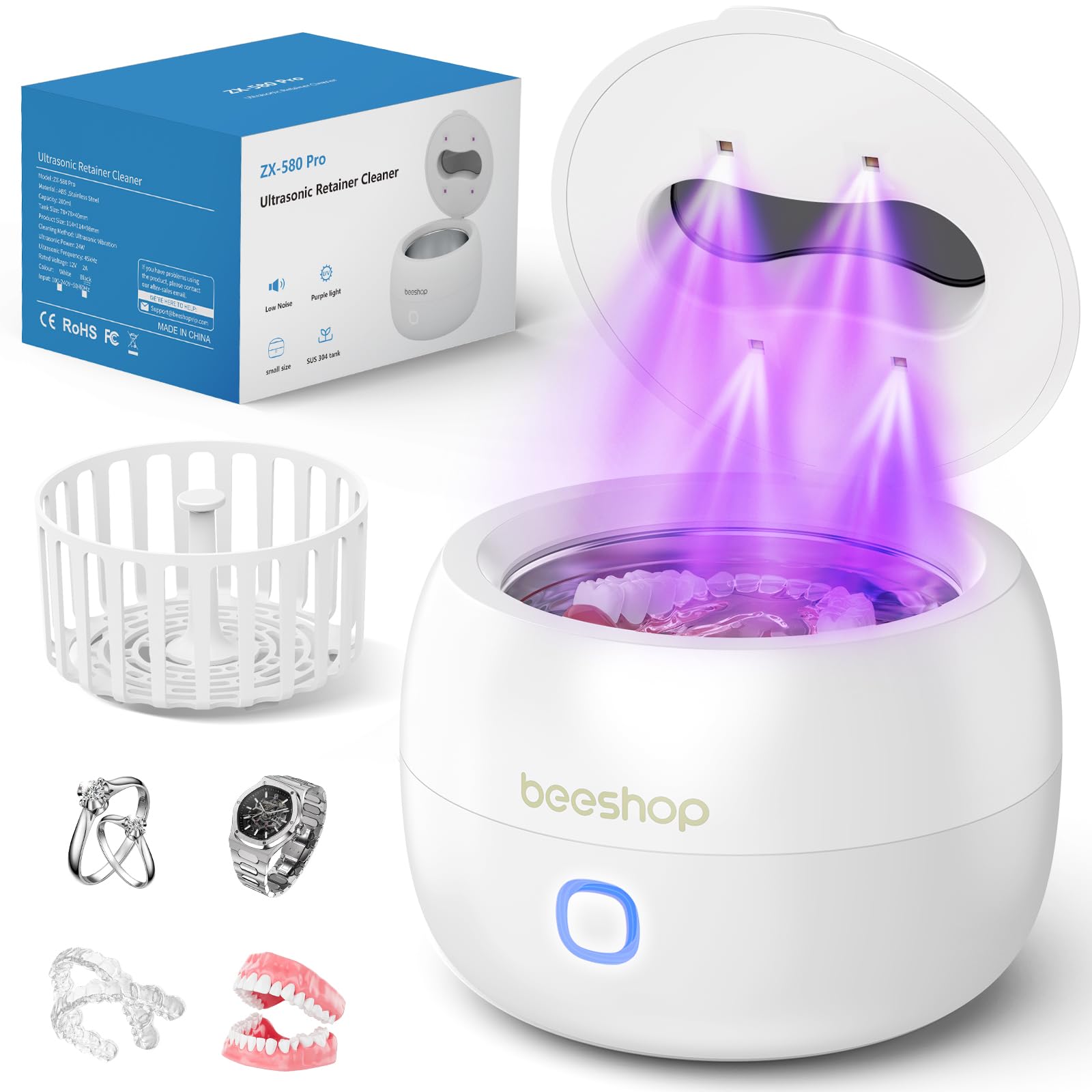 Amazon.com: BEESHOP Professional Ultrasonic Cleaner – 45kHz