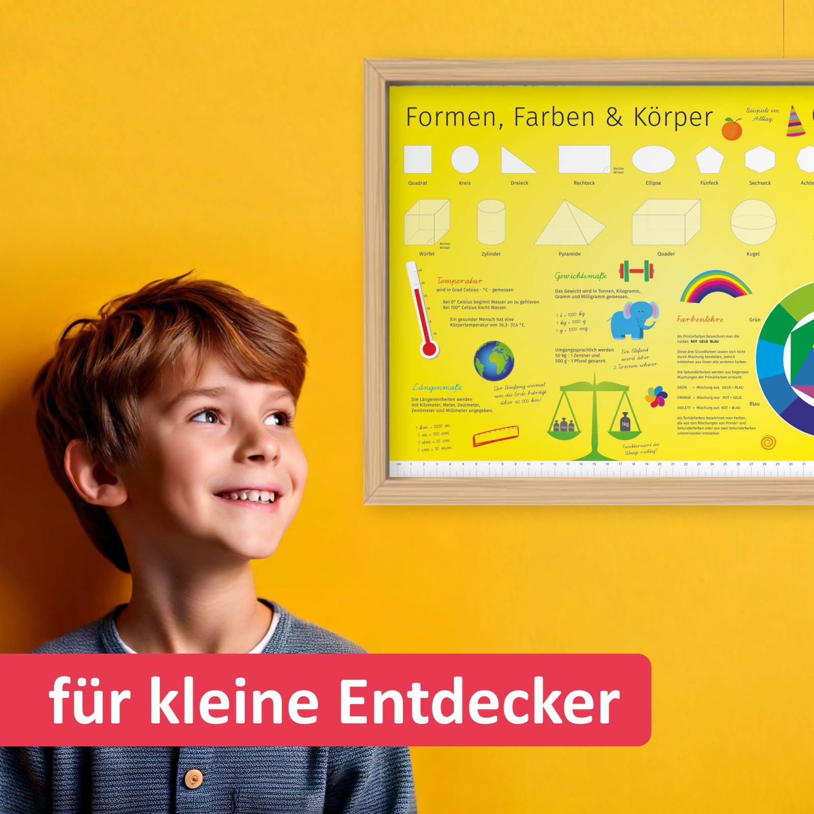 Farbposter-Set In Menschenform – 11 Farben, 30x24 Cm, Für Kindergarten & Home