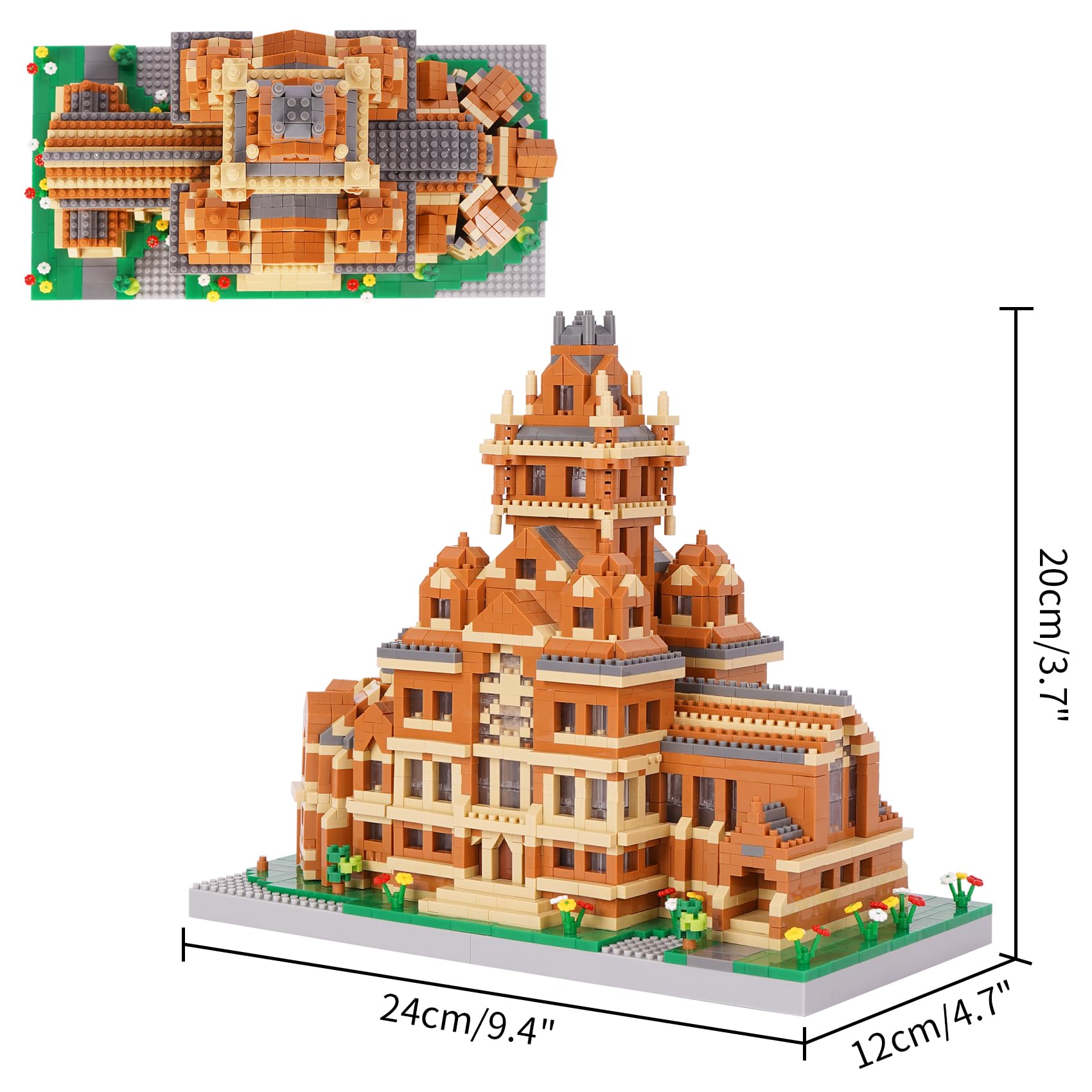 Mini Block Models Snapklik.com : Mini Building Blocks World-Famous College Architectural ...