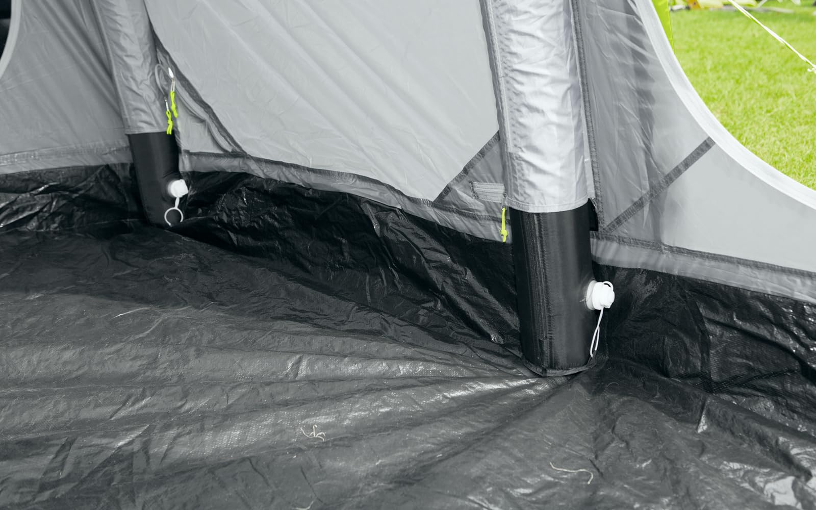 BERGER Busvorzelt Air │Luftzelt Autozelt aufblasbar freistehend Outdoor │Vorzelt Camping für Bus, Van, Auto│Schnellaufbau Zelt inkl. Luftpumpe