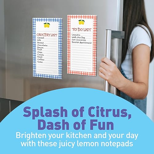 Miniatura 4 de S&O - Paquete de 4 papeles magnéticos para refrigerador, potentes hojas adhesivas para juegos de refrigerador, diarios de campo de fuerza para