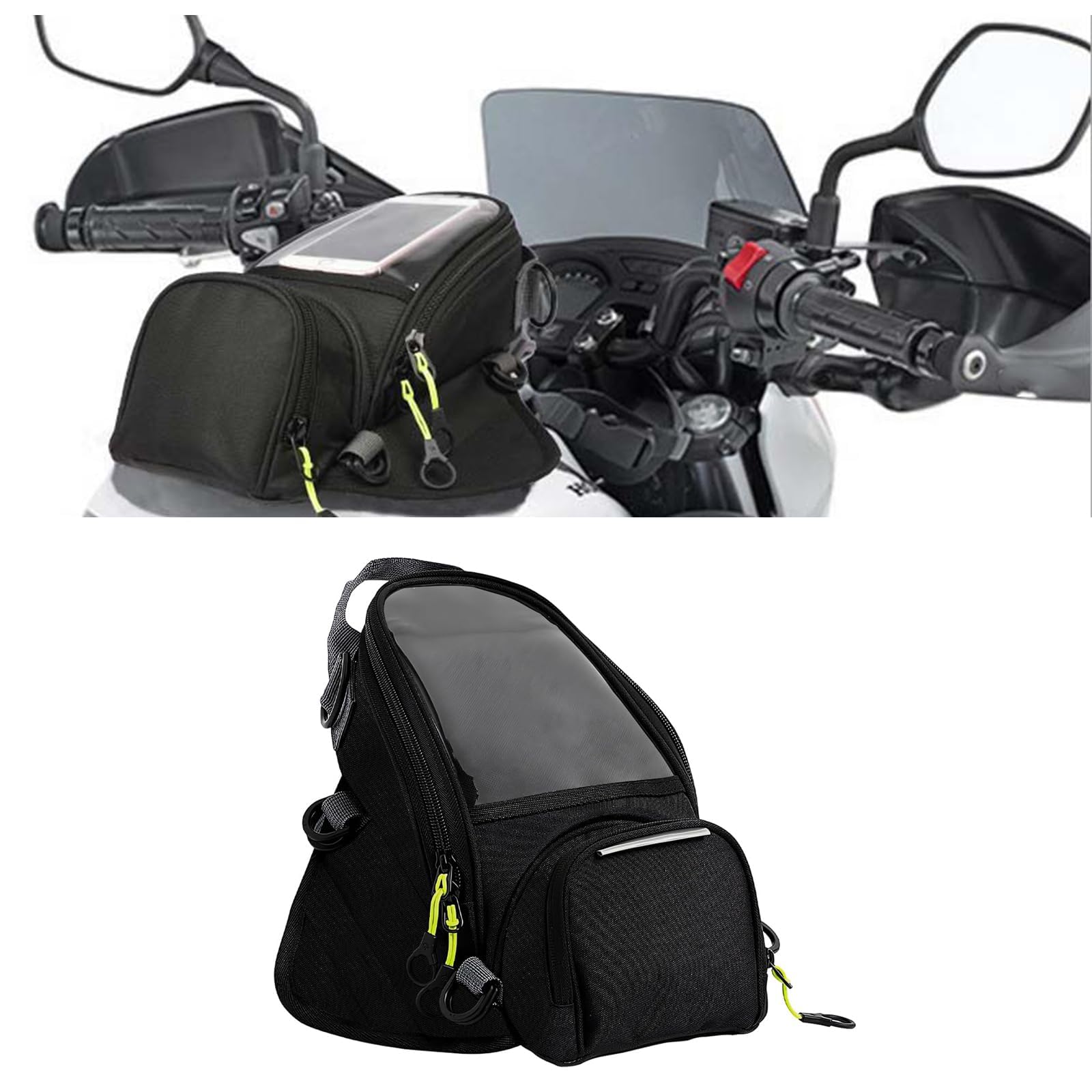 NARXGBI Motorcycle Tank Bag for BMW R1200RT R1200ST R1250RT R1250RS R 1200 1250 RT/RS with Sensitive Touch Screen and Large Storage for Riding Essentials