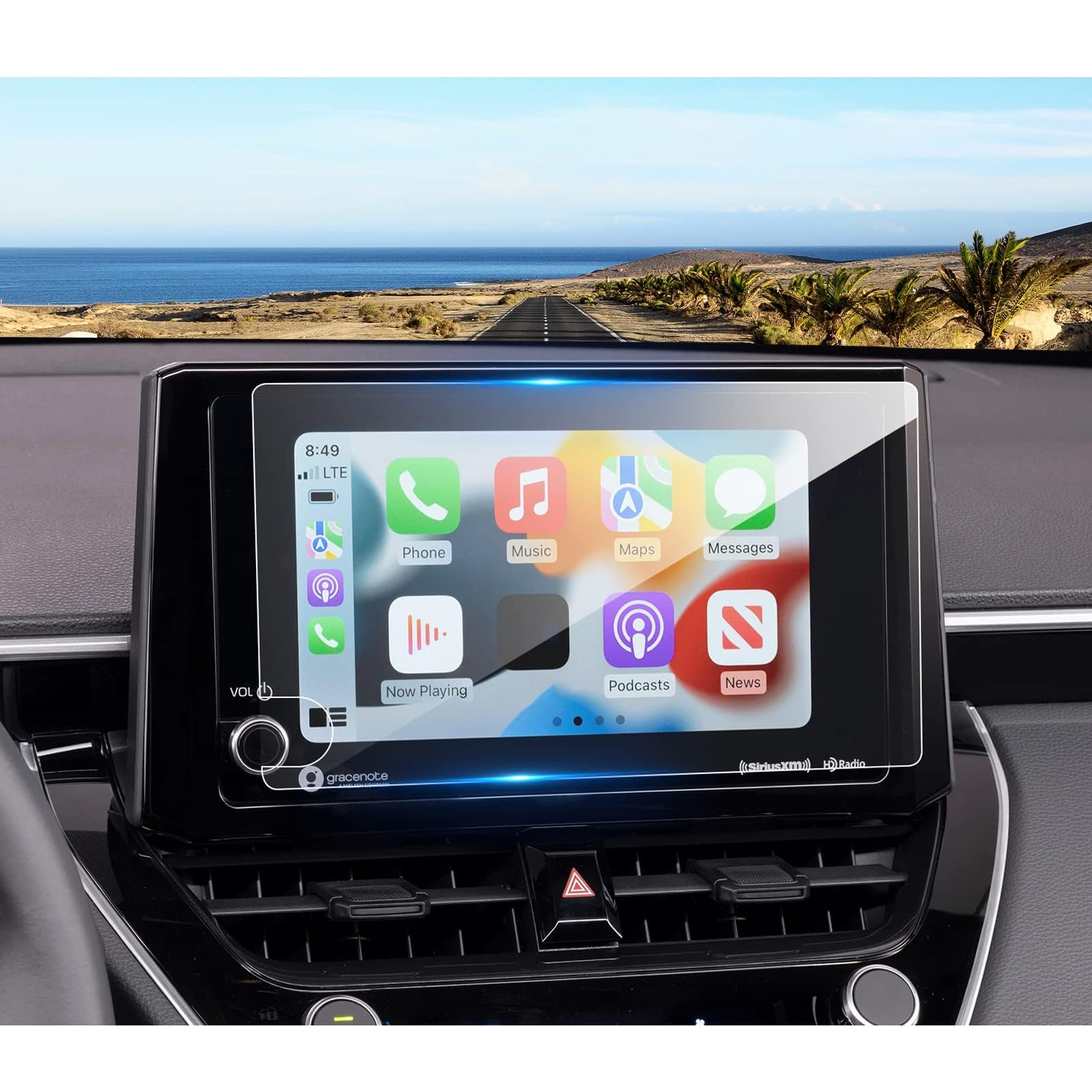 2023 2024 2025 2026 Corolla Cross Screen Protector for Toyota Corolla Cross (L/LE/XLE/Hybrid S/Hybrid SE/Hybrid XSE) 8Inch Touchscreen,9H Tempered Glass 2025 Corolla Cross Hybrid Accessories 8"