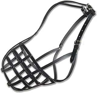 Schwarzer Maulkorb aus Leder 21" DOGGE KLEIN product image