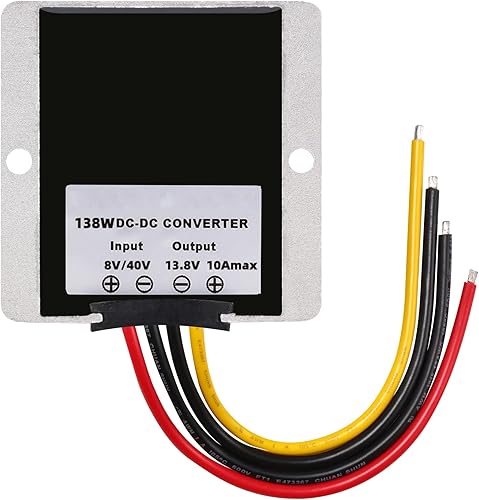 Miniatura 2 de MGGi DCDC 8V-40V Paso Arriba Paso Abajo a 13.8V 10A 138W, Regulador de Voltaje Convertidor de Impulso, Adaptador de Potencia Potenciador de Voltaje,