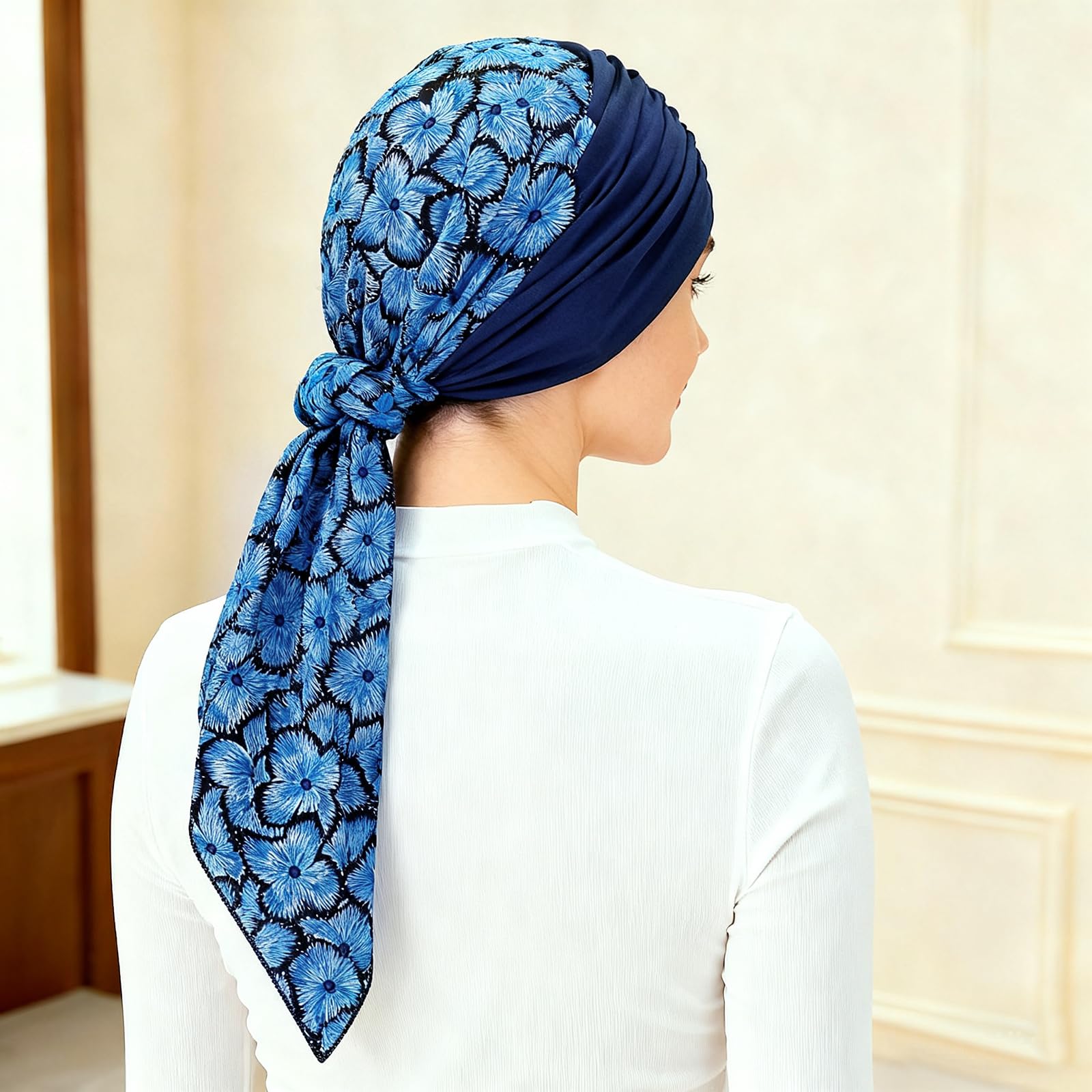 XYIYI Kopftuch für Damen, Chemo-Patienten, Kopfbedeckung, Krebs, Haarausfall, Kopftuch, Turban, Abdeckung