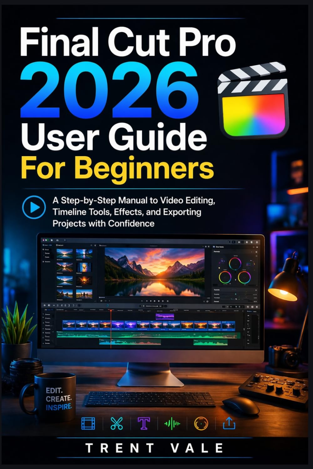 Final Cut Pro 2026 User Guide For Beginners: A Step-by-Step Manual to Video Editing, Timeline Tools, Effects, and Exporting Projects with Confidence