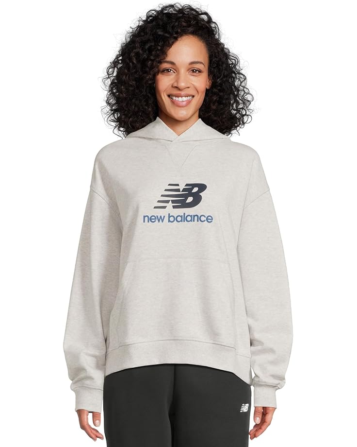 New Balance Athletics French Terry Logo Hoodie - Main View