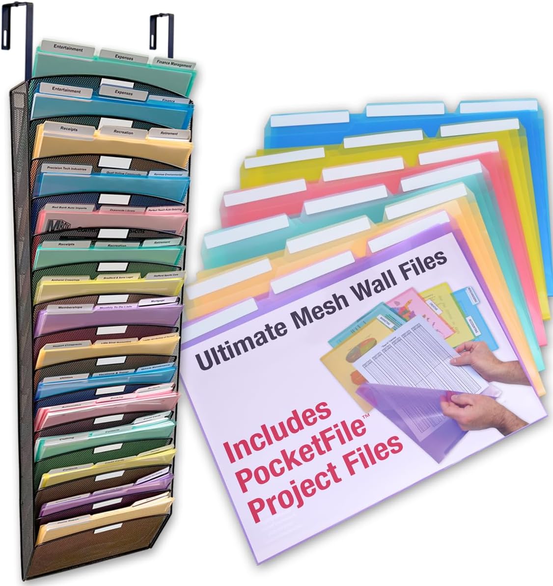 Ultimate Office Mesh Wall File Organizer Cubicle File