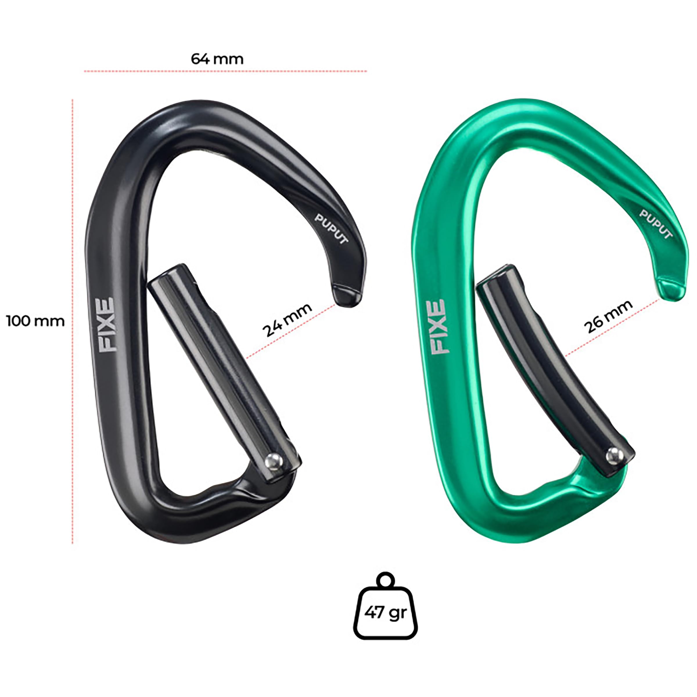Fixe Unisex Puput Expressset, Green, 35CM
