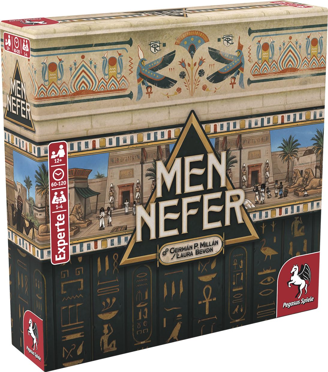 Pegasus Spiele Men-Nefer, Gold und Schwarz