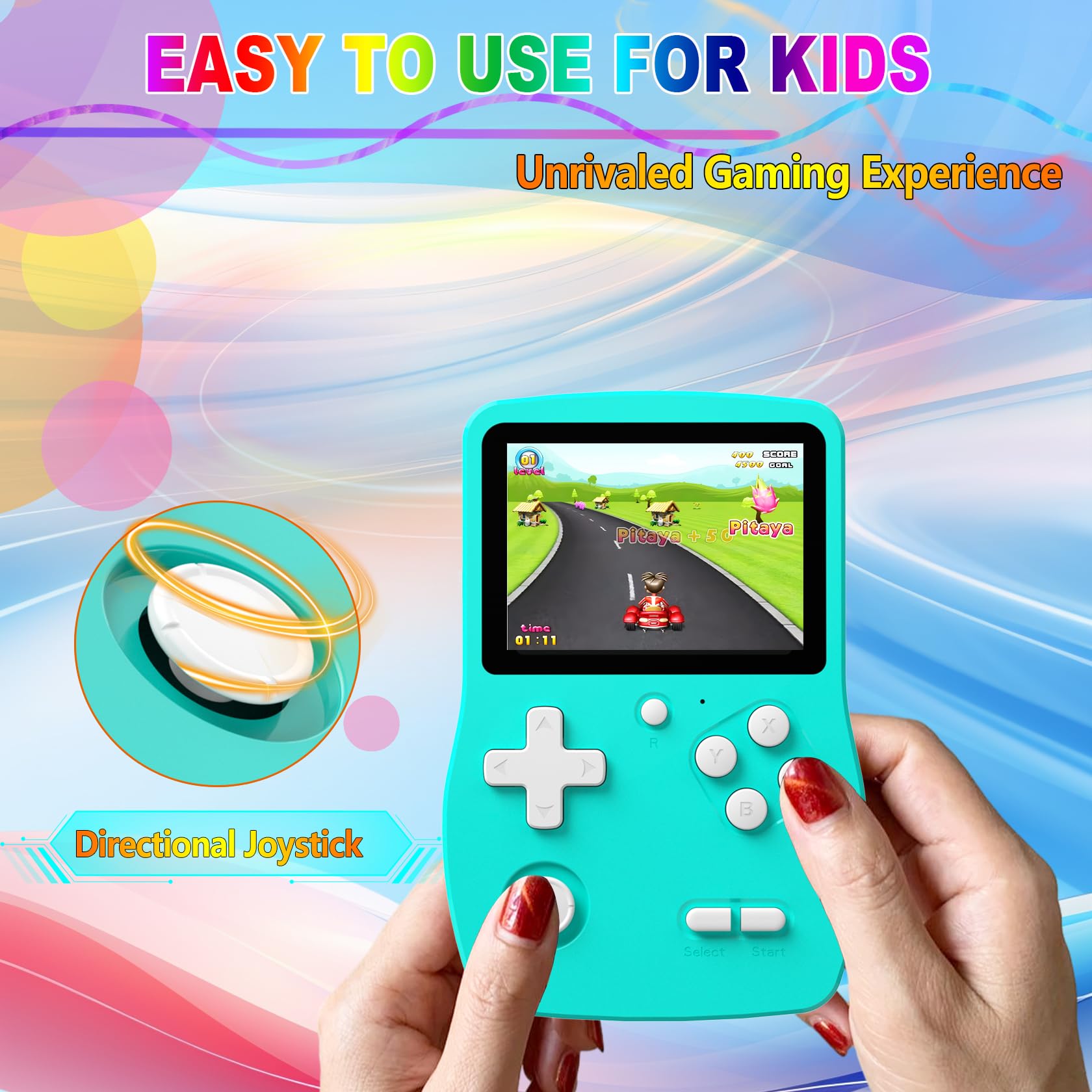 Amazon | CULAGEiMI 32ビット 手持ちゲーム 子供用 3.0インチ