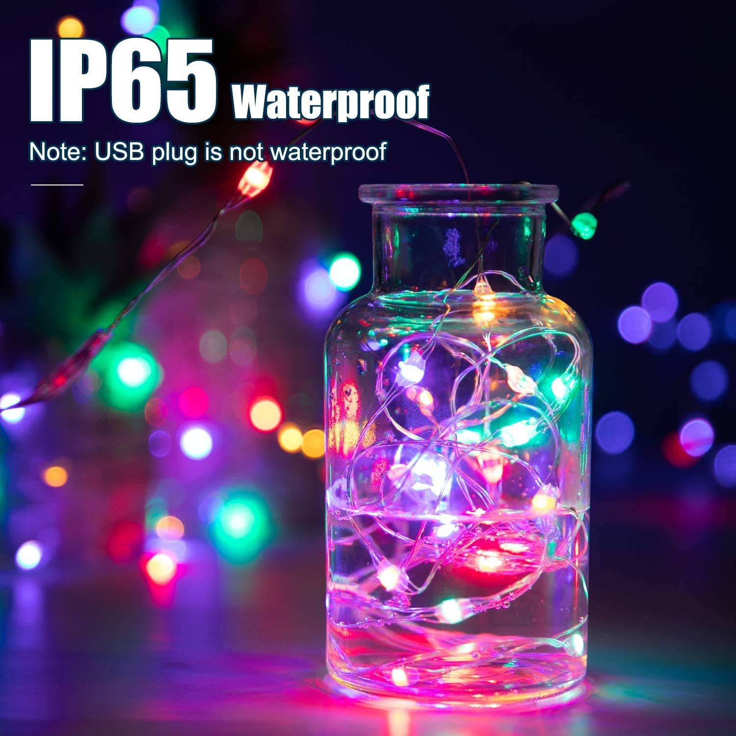 Buy TenSteed Fairy String Lights,33Ft 100 LED Fairy Lights USB Plugin