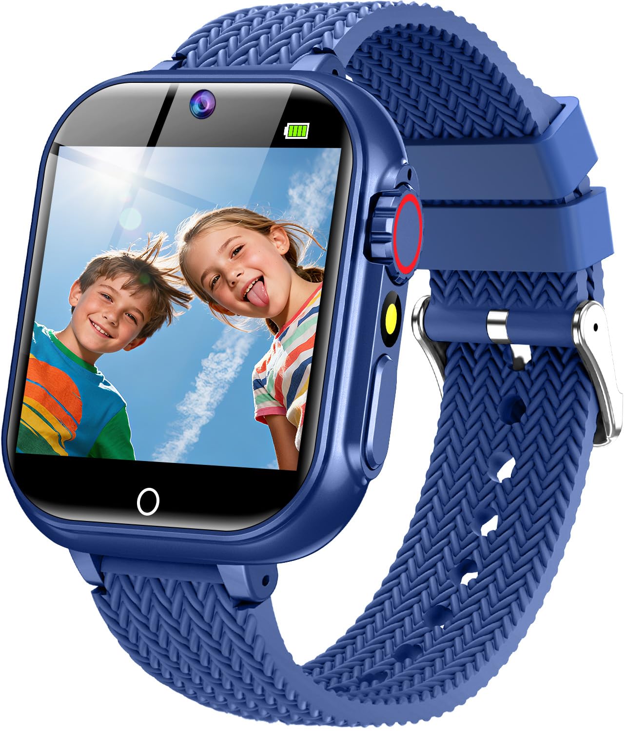 wepfumwepfum Boys Toys Age 8-10 Kids Watch -32 Fun & Educational Games, HD Touch Screen, Video Camera, Music Player, Pedometer, Flashlight - 12/24 hr Mode - Birthday Gift for Girls & Boys