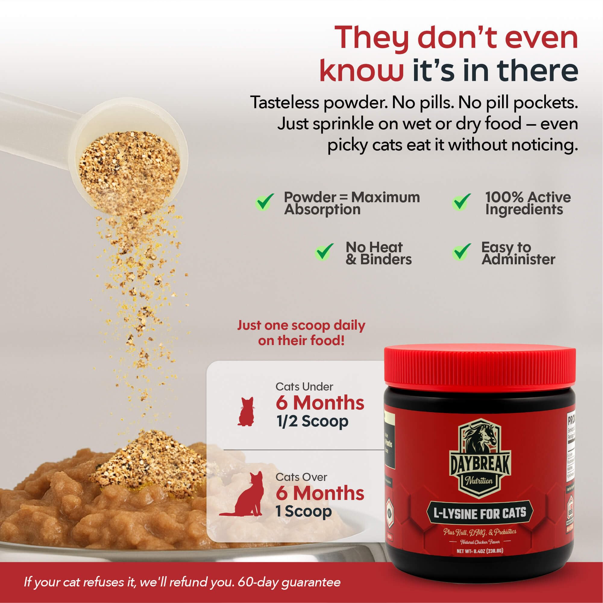 L-Lysine for Cats and Kittens, 900 mg Powder — Amazon image 7
