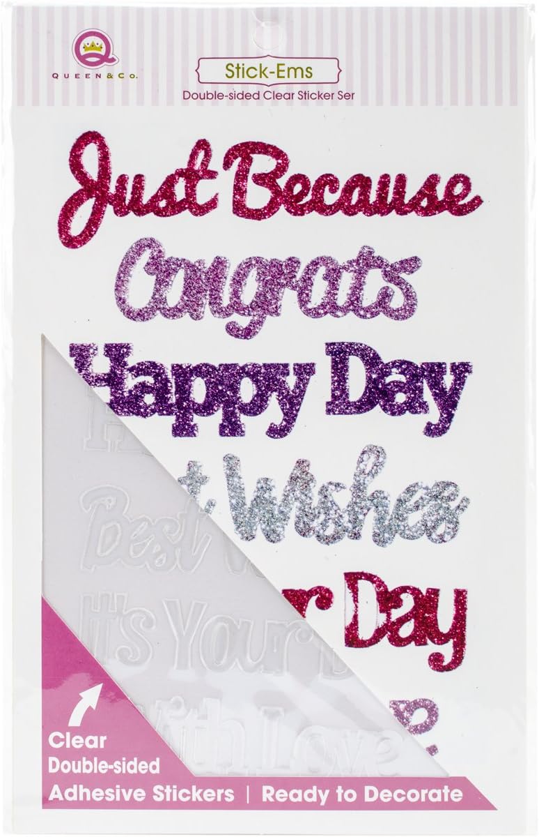 Queen&Co Toppings Stick'ems Everyday Sentiments