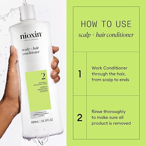 Miniatura 7 de Nioxin System 2 acondicionador limpiador del cuero cabelludo con aceite de menta
