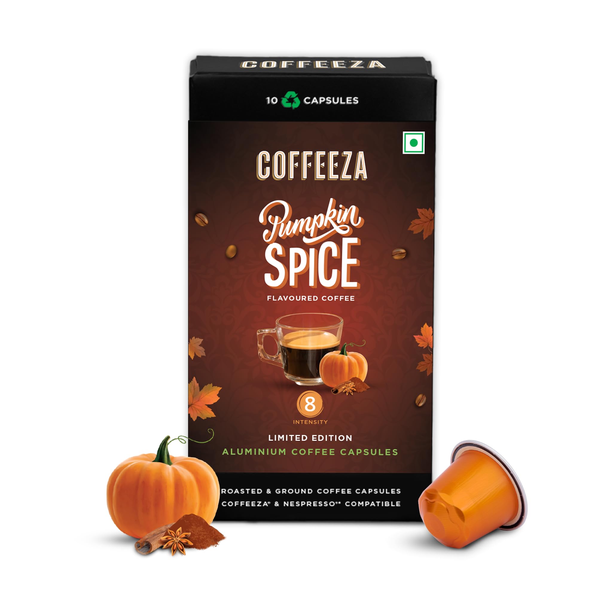 Buy Coffeeza Pumpkin Spice Flavoured Aluminium Coffee s (Limited