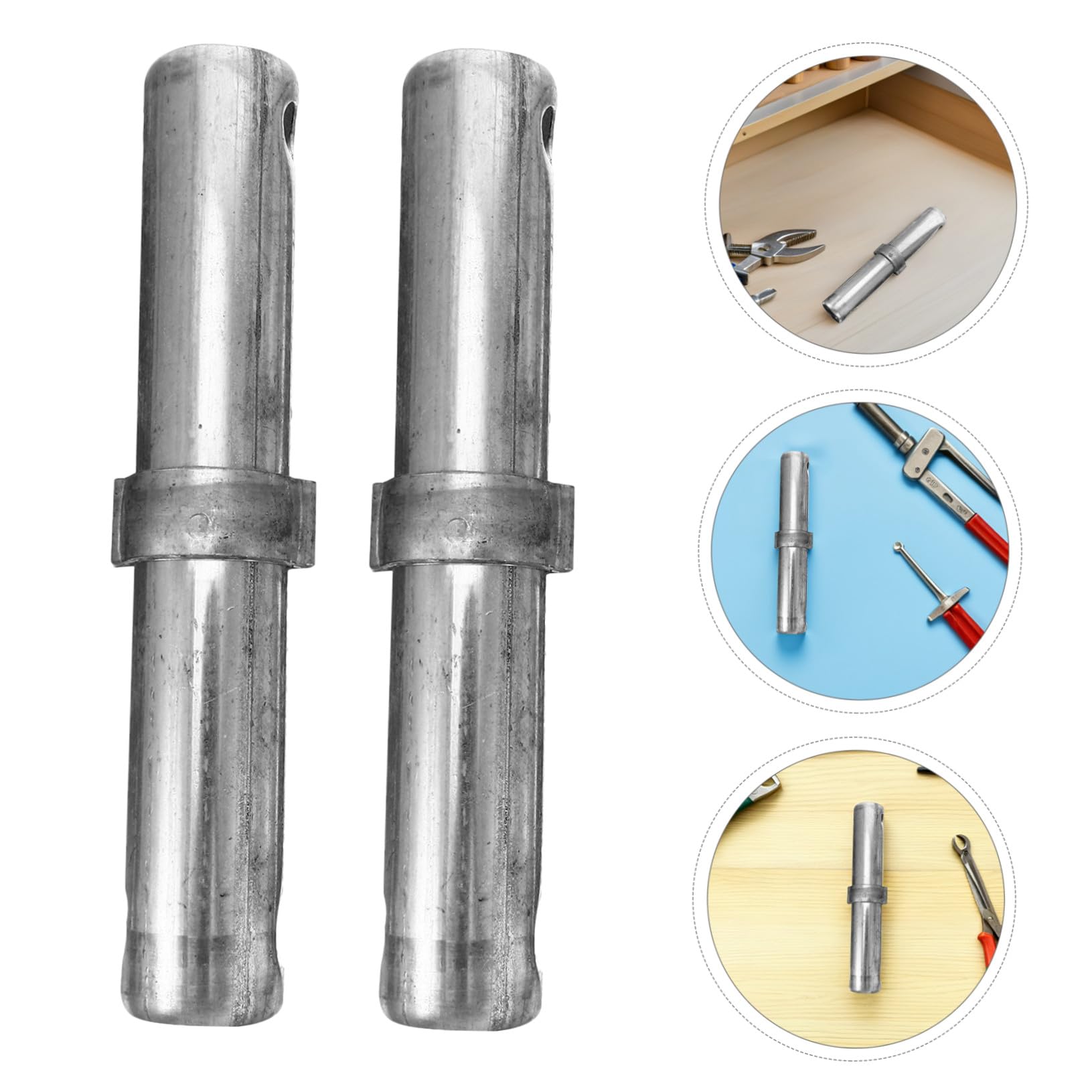 6 Pezzi Perni Accoppiamento Scaffolding in Metallo Zincato Ømm Blocchi di Sicurezza Resistenti per Montaggio Rapido e Connessione Stabile Accessori per Ponteggi Professionali
