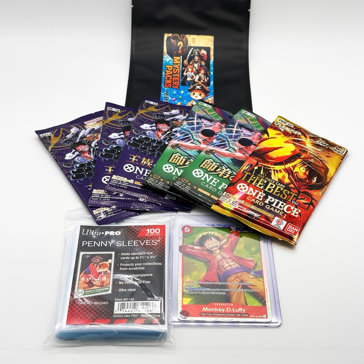 Amazon.com: One Piece Card Game Mystery Pack Bundle – 6 Sealed